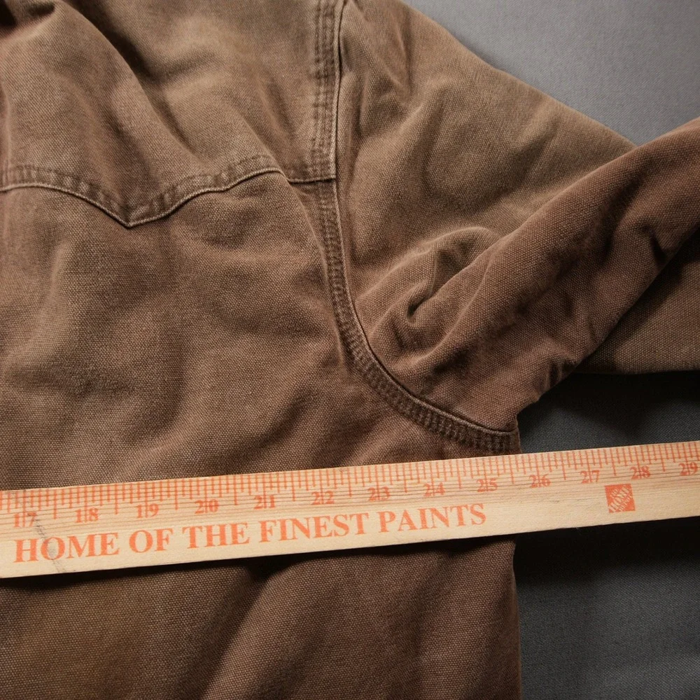 90's USA Carhartt CQ7182 Arctic Quilt-Lined Duck Men Chore Work Coat L Utility